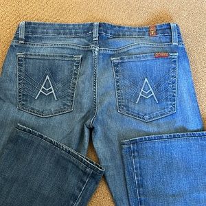 7 for all man kind A pocket sz 31 hemmed